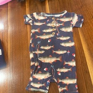 Posh peanut fish romper